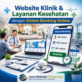 Website Klinik & Layanan Kesehatan dengan Sistem Booking Online